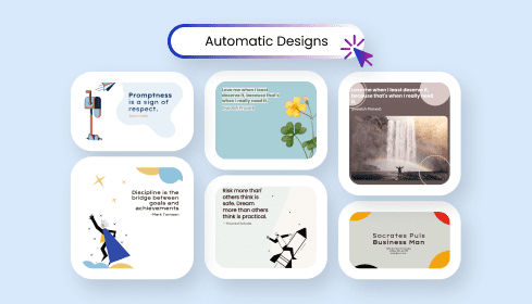 Create designs automatically