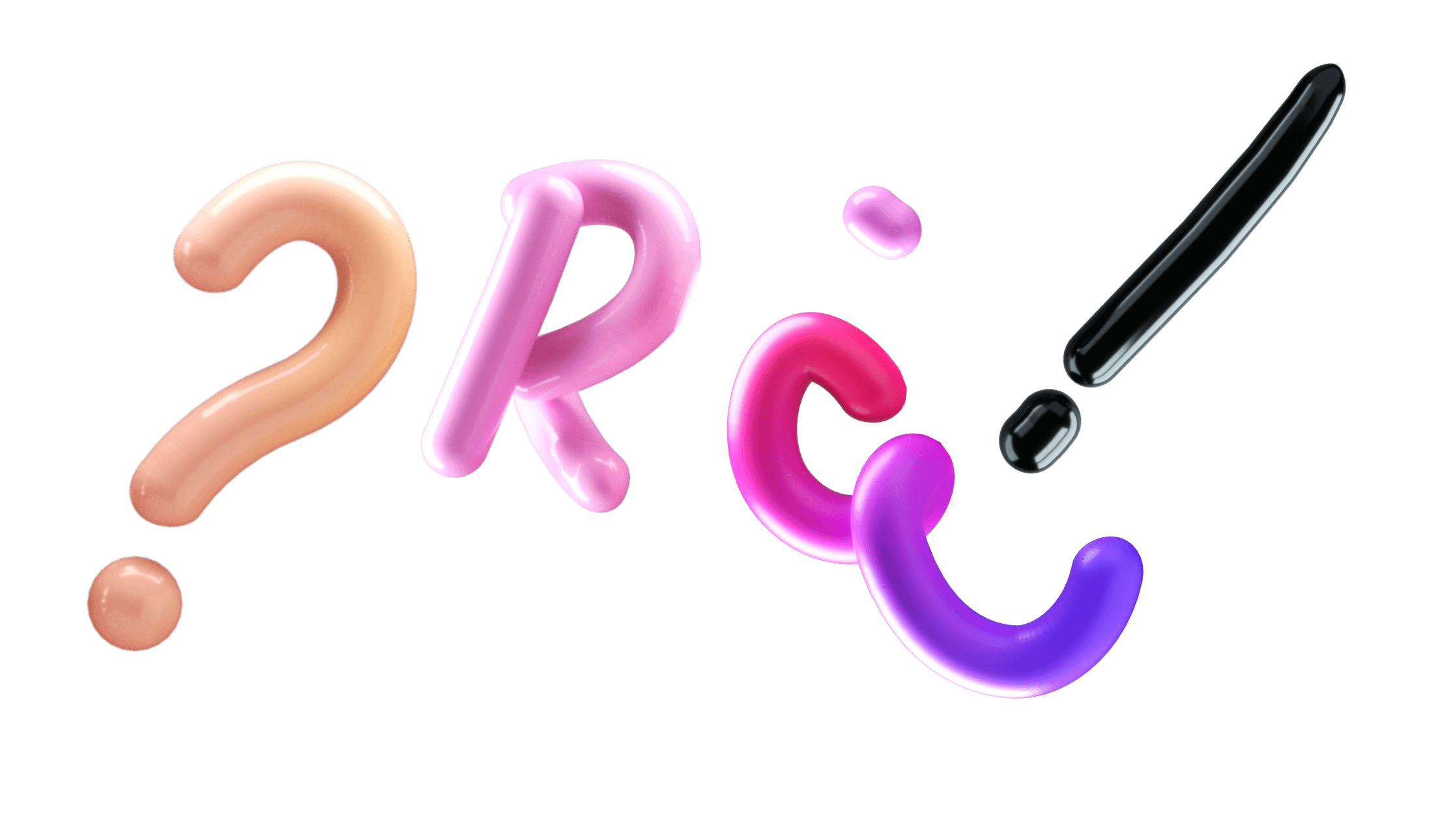 lettering 3d symbols font in 3d