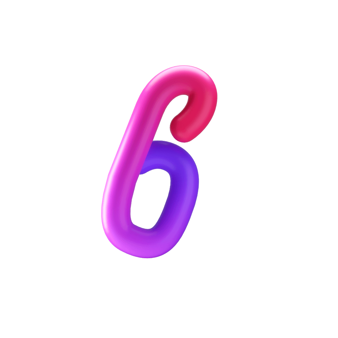 3d lettering 6 alphabet design numbers