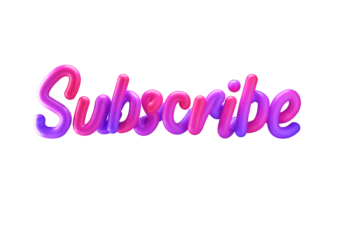 phrases subscribe 3d lettering phrases subscribe 3d lettering