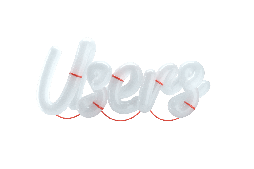 3d lettering word users alphabet design 3d lettering word users alphabet design