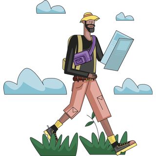 walk search scout travel exploration