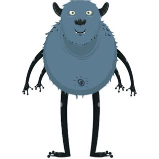 monster freak giant cartoon cute
