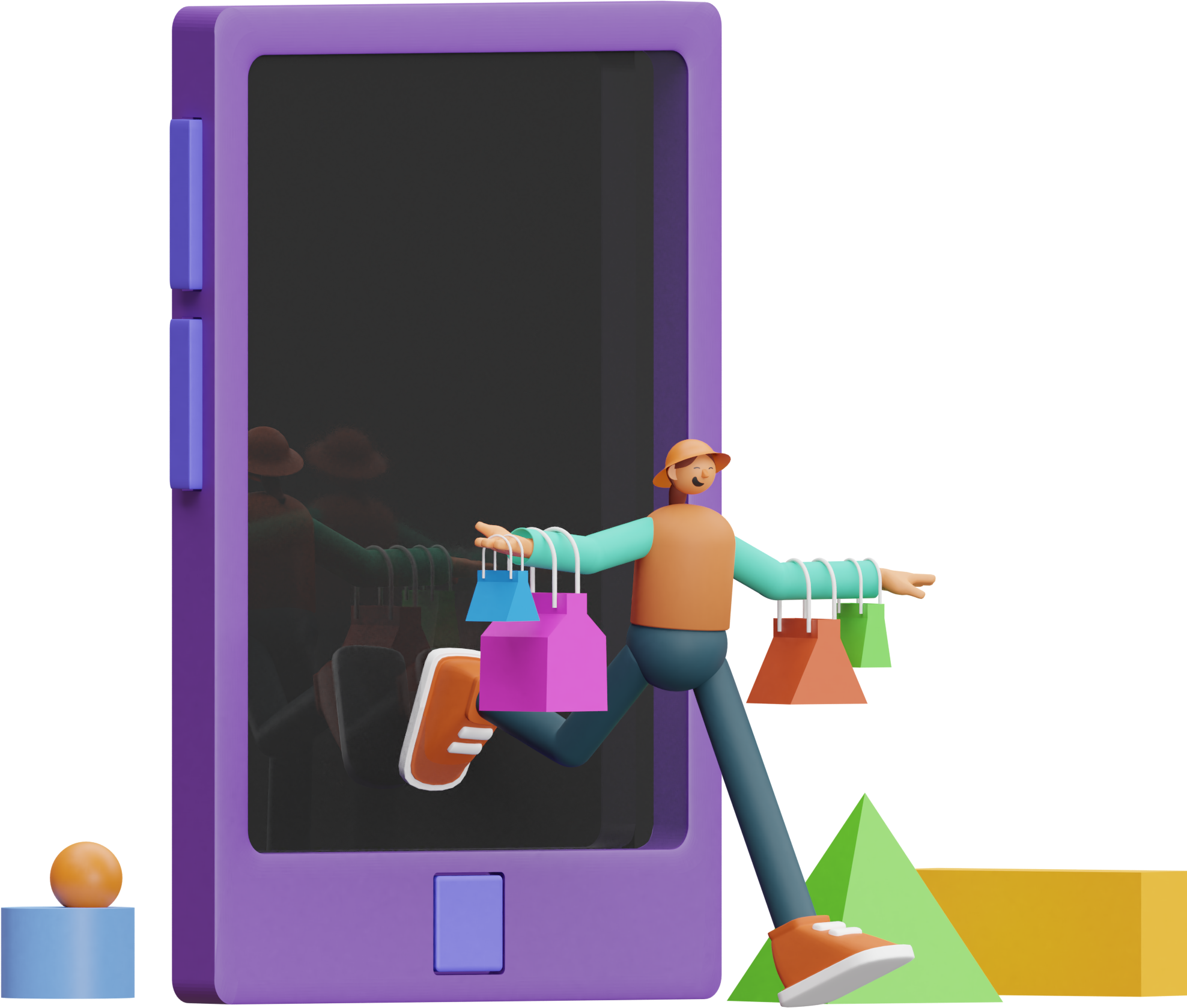 3d illustration deductible buy at commerce