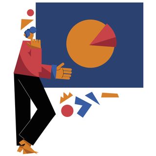 pie chart statistics figures information analyzing