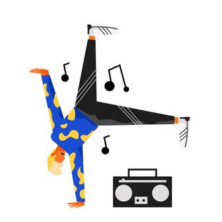 music stereo hip hop dancer acrobatics