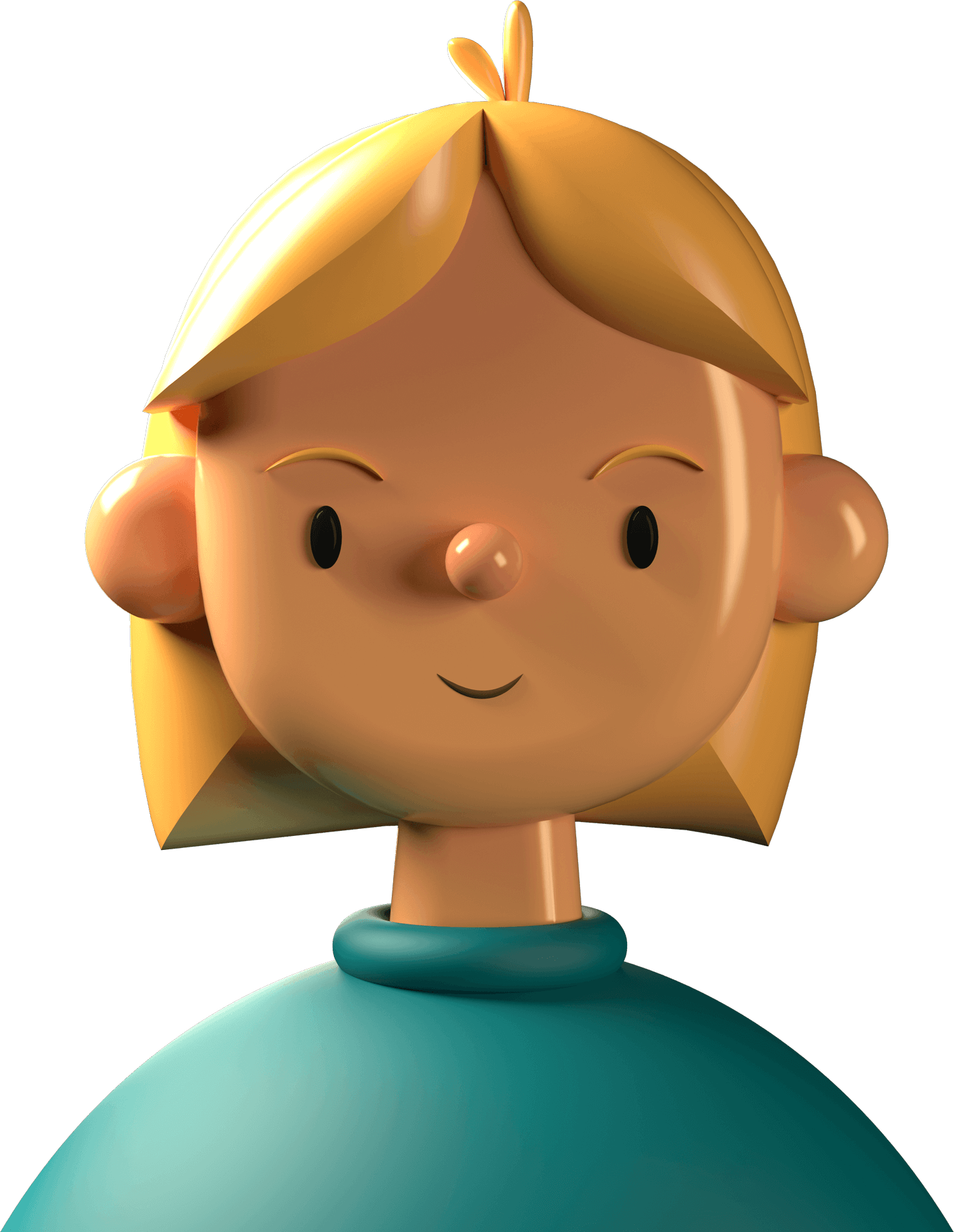 toy face people avatar blond
