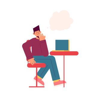 think job computer office chair