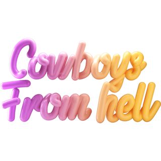 cowboys from hell 3d lettering
