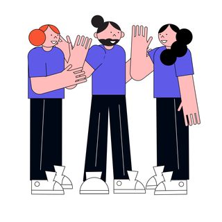 reunion friends colleagues meeting decision maker