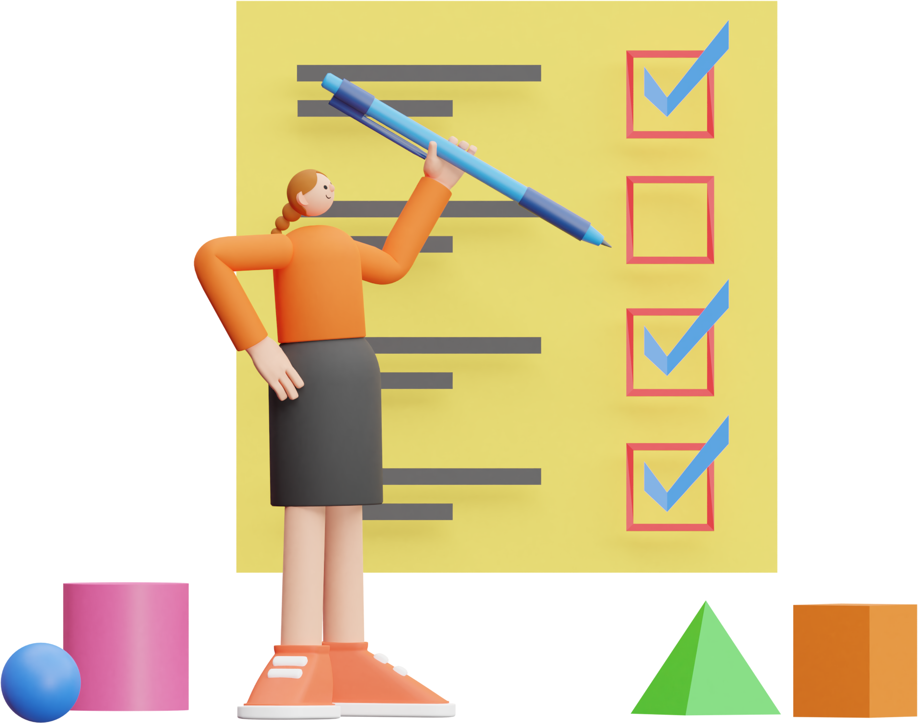 3d illustration turn back crack stoppage