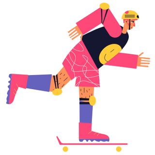 skateboard exercise practice sport