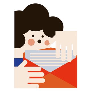 letter message confidential secret inside