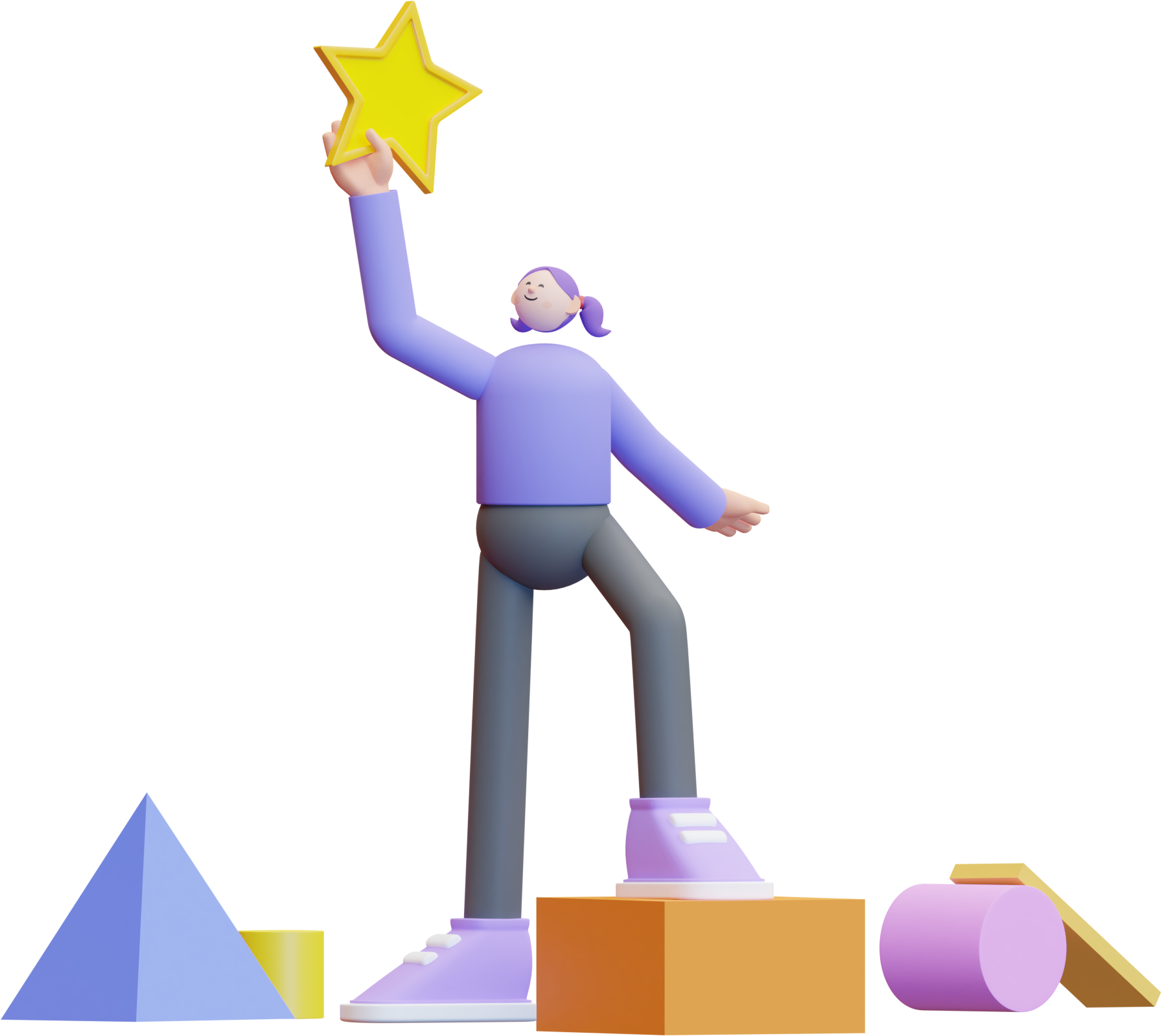 3d illustration constellation honor reciprocate