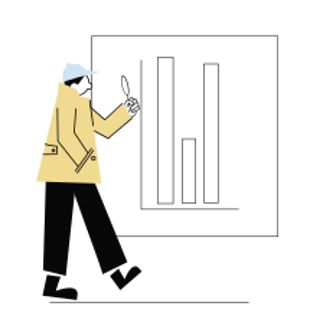 duotone flowchart take apart bar chart