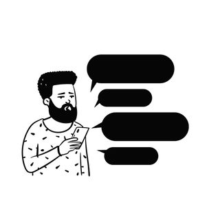smartphone reading messaging chat