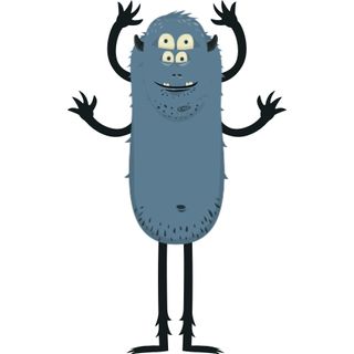 monster freak giant cartoon happy