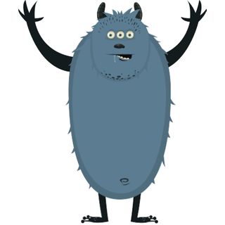 monster freak giant cute cartoon