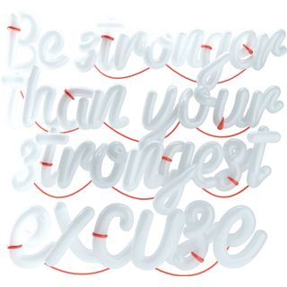 3d be stronger than your stronger excuse lettering