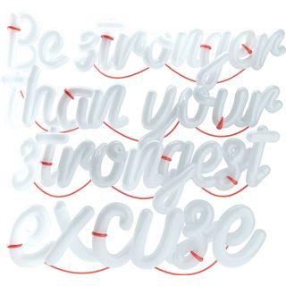 3d be stronger than your stronger excuse lettering