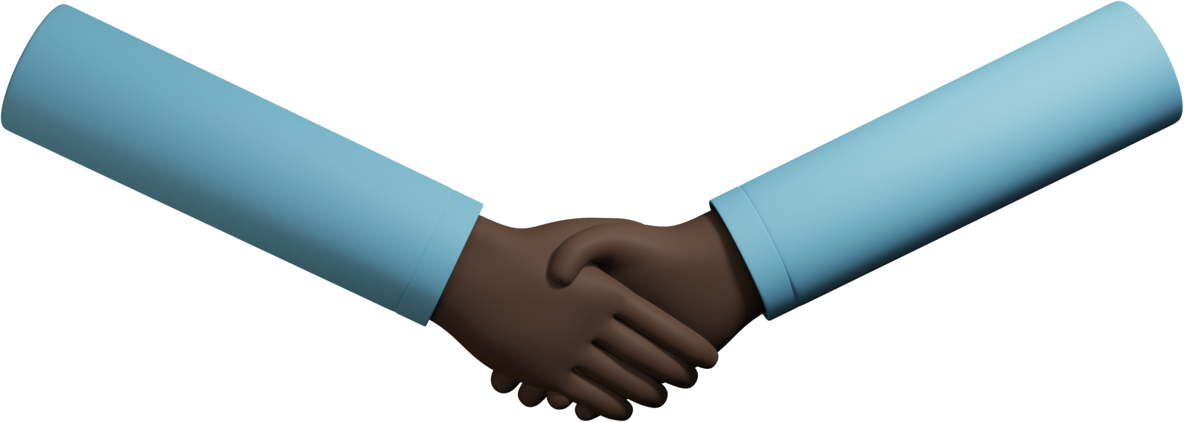 hand black brown signs handshake