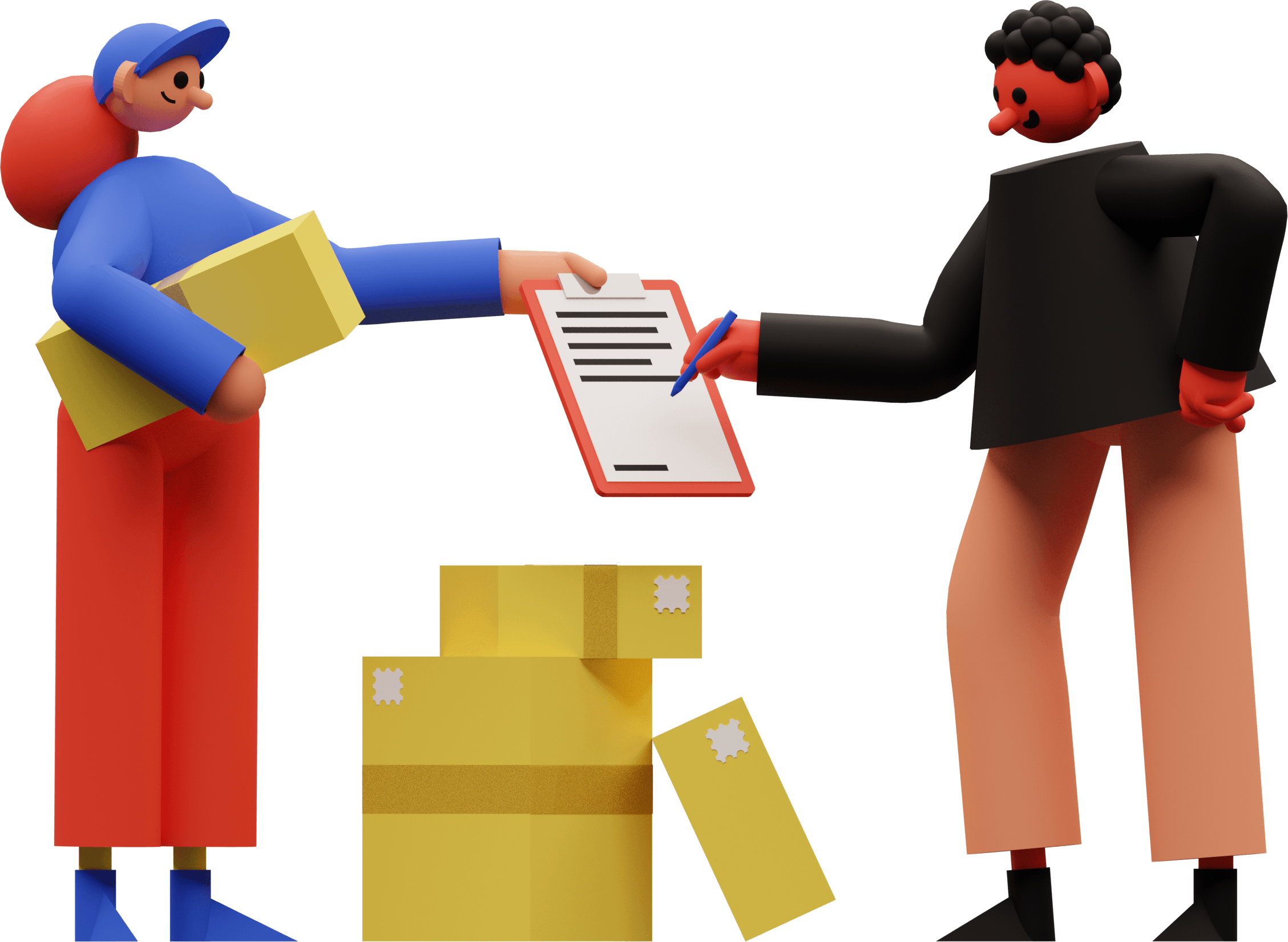 3d illustration grade block chain market order