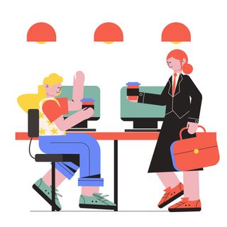 hot drink coffee colleagues office work