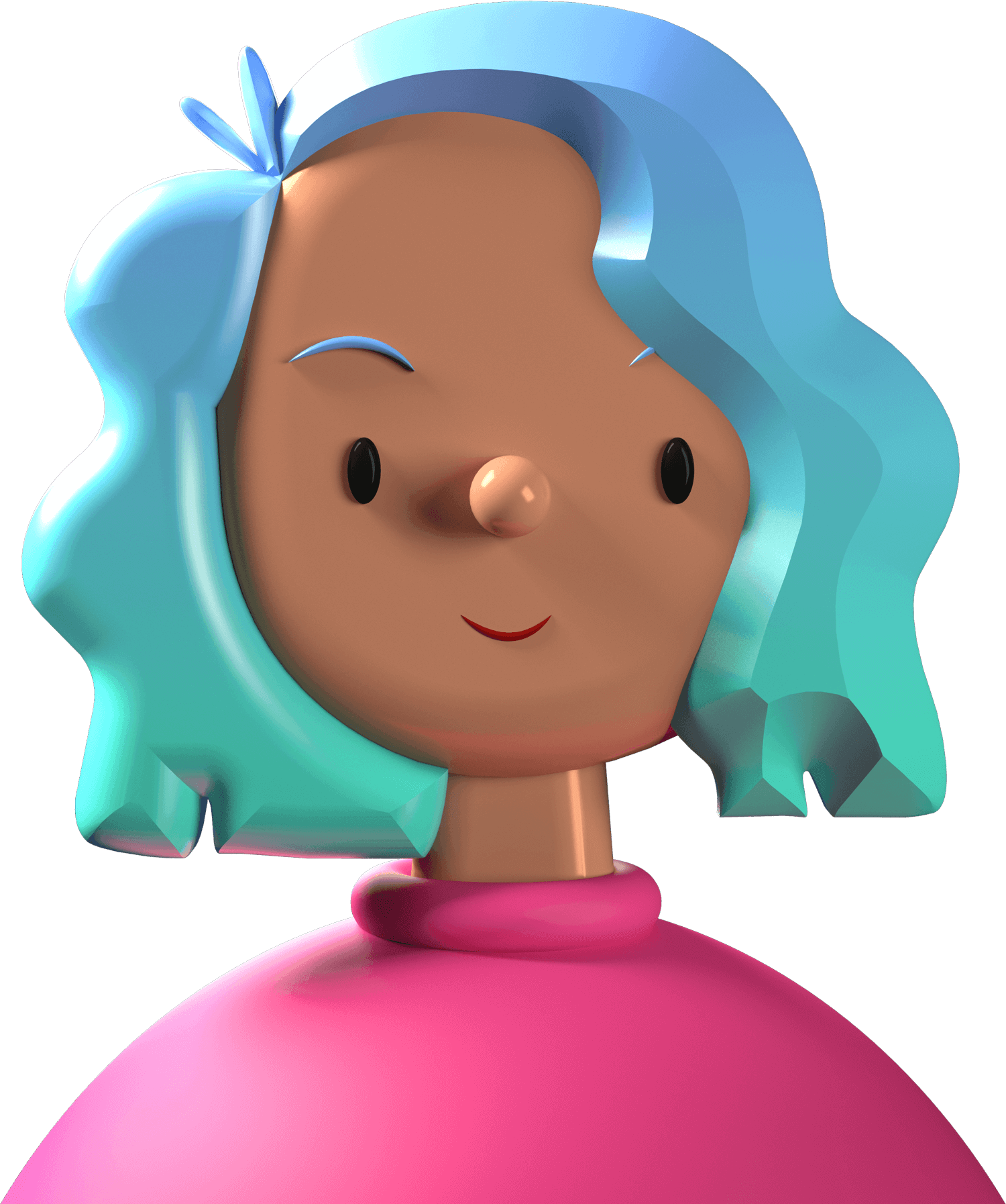 lady toy face people avatar