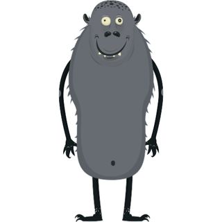 monster freak giant cartoon crazy