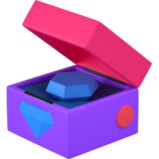 3d diamond box gift
