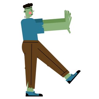 frankenstein anime zombie cartoon