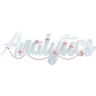 3d analytics lettering