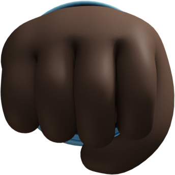 hand black brown signs fist