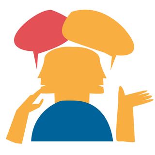 thinking gossip brainstorming planning