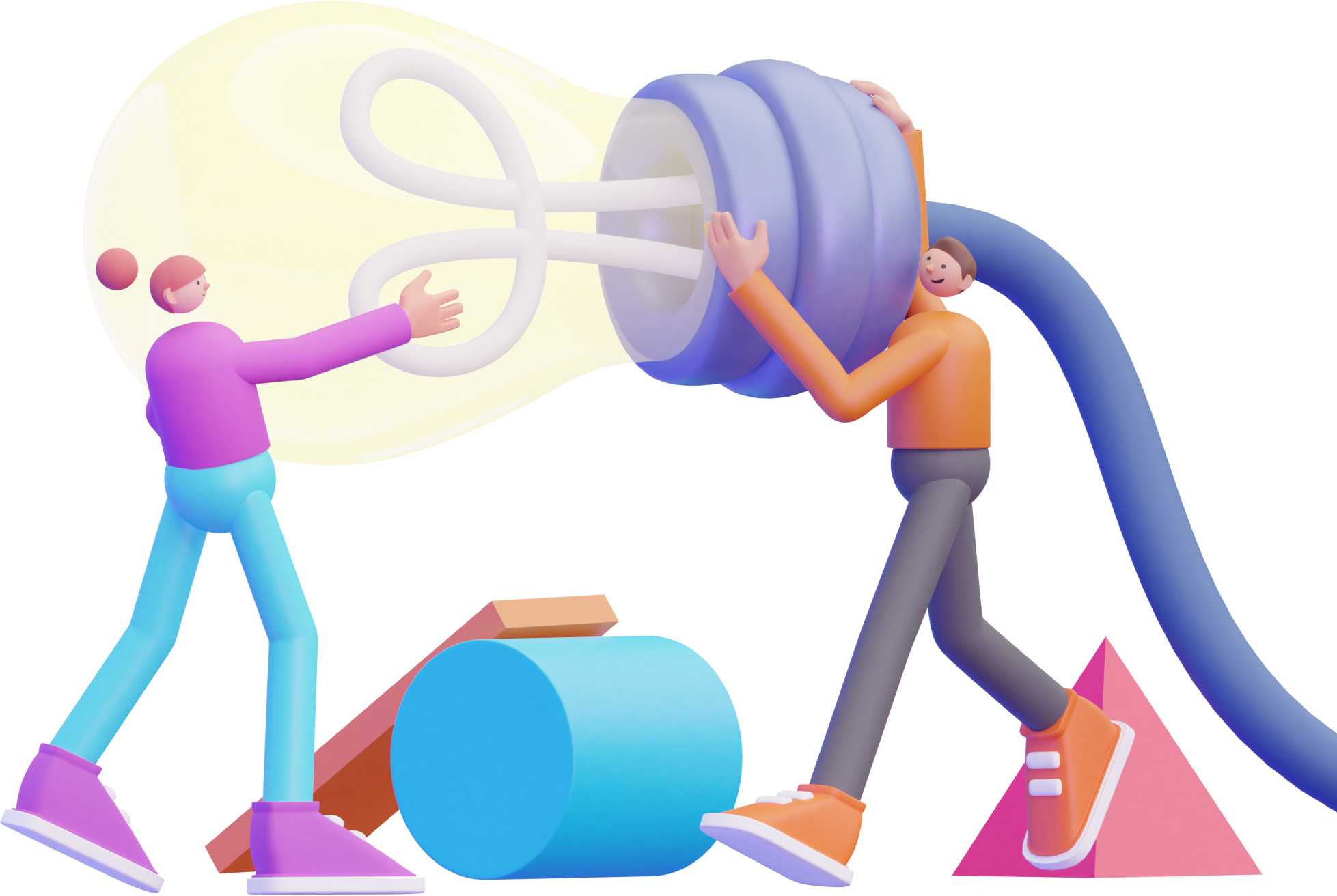 3d illustration proposal theme idea