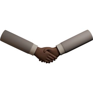 handshake hand black brown signs