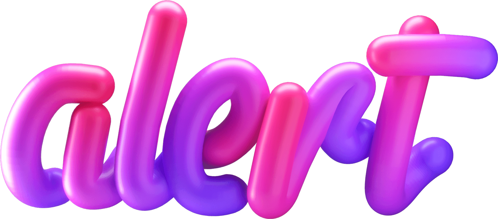3d lettering alert