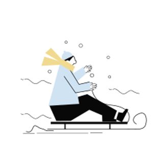 winter season games sled