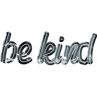 be kind lettering 3d