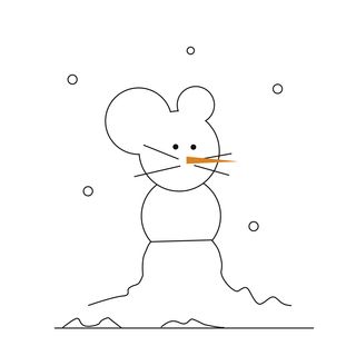 cute animals pull the wool over someones eyes skiing snowfall