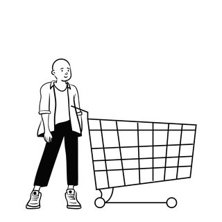 shopping supermarket fashion bald