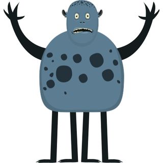 monster freak alien giant cartoon