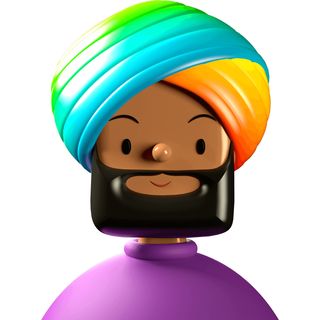 toy face people sikh avatar