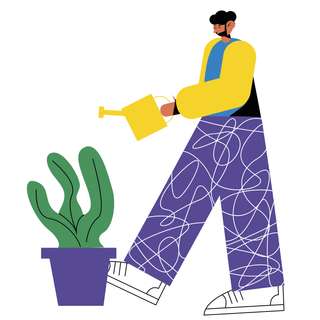 watering gardening hobby leisure care