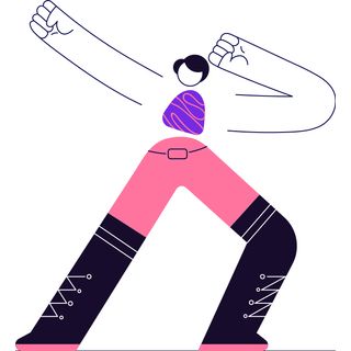 color figures shake it power pose dance it out
