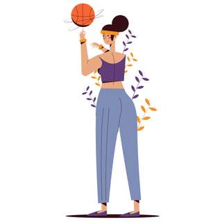 sport exercise basketball training player