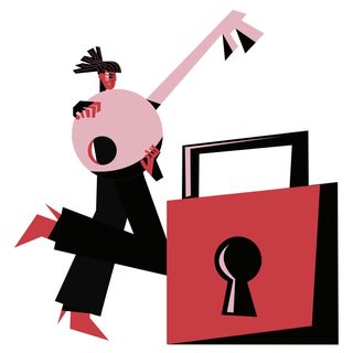security key safety insurance padlock
