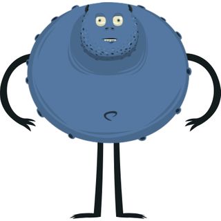 monster freak giant cartoon fat