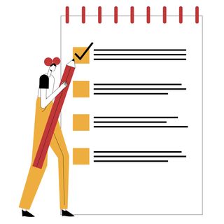 checklist task schedule notebook work
