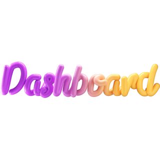 dashboard 3d lettering